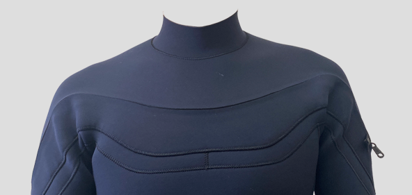 Long Chest Zip 3/3mm Bar Full Suit