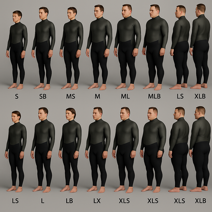 Long Sleeve Spring 3/3mm Back Zip