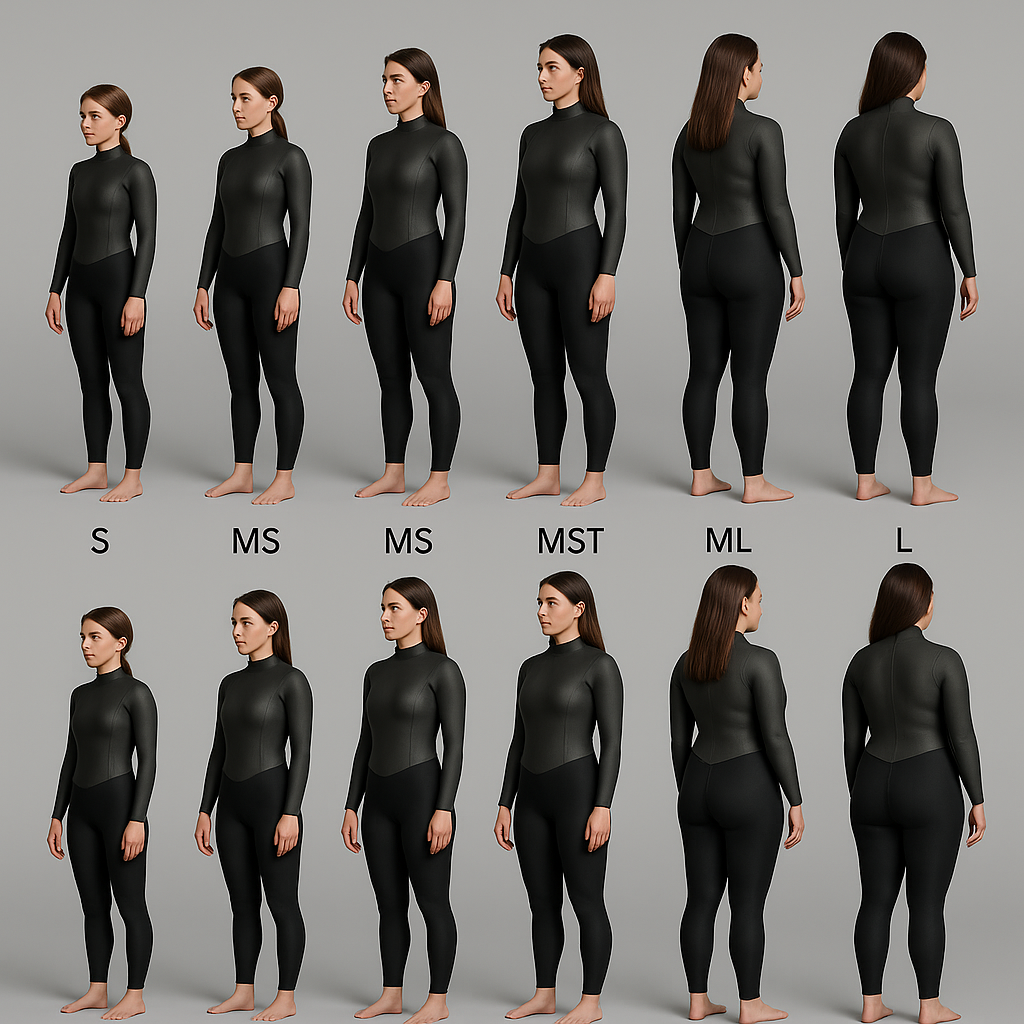 Long Chest Zip 3/3mm Jersey