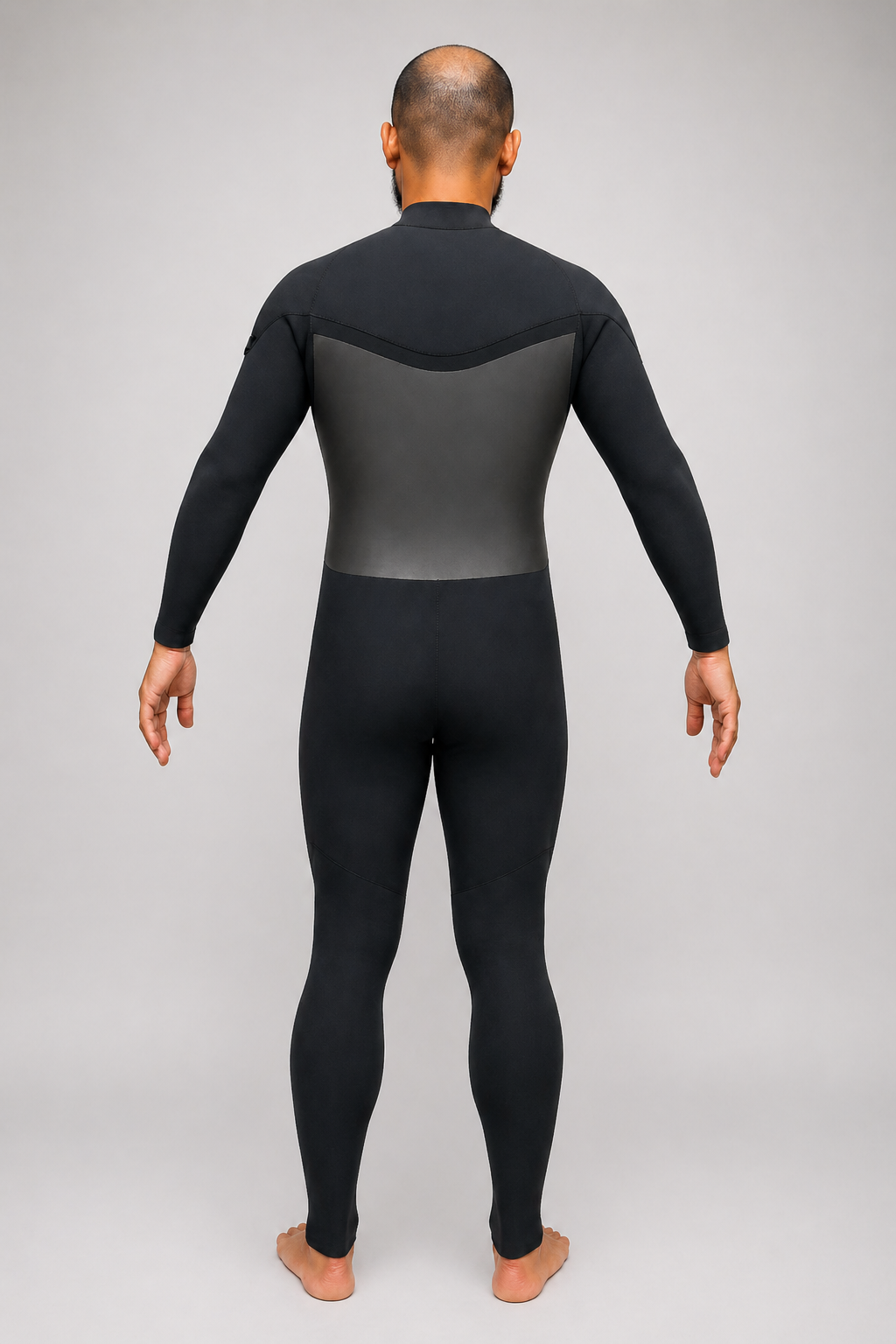 Long Chest Zip 3/3mm Rubber Full Suit
