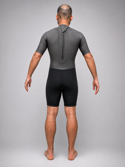 Short Sleeve Spring 2/2mm Back Zip