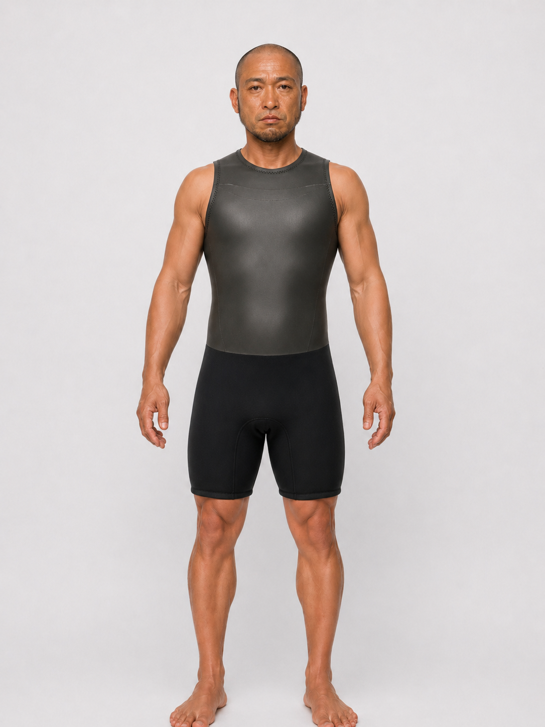 Short-sleeve 2/2mm neoprene / No sleeves