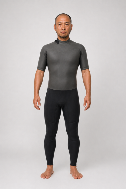 Rubber Seagull Back Zip 3/2mm
