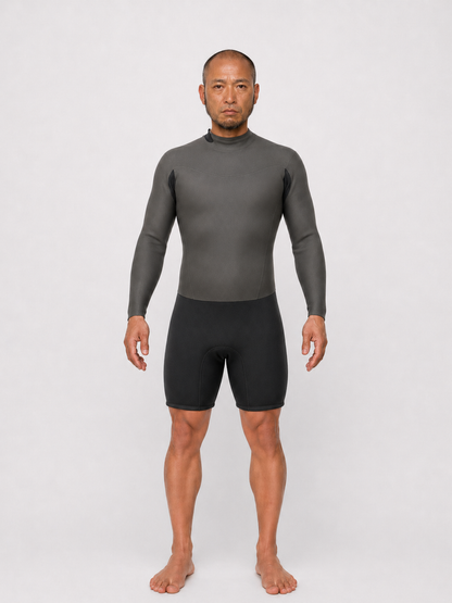 Long-Sleeve Spring 3/3mm Back Zip