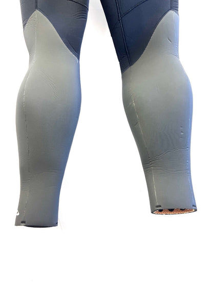 中古ウェットスーツ /5mm3mmhoodflapzipセミドライ/サイズ《メンズspecial》サーフィン専用/グライズ/secondnopp154