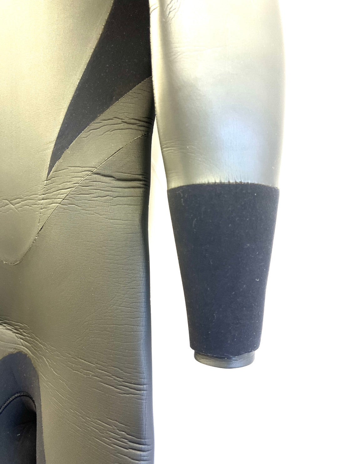 中古ウェットスーツ /5mm3mmhoodflapzipセミドライ/サイズ《メンズspecial》サーフィン専用/グライズ/secondnopp154