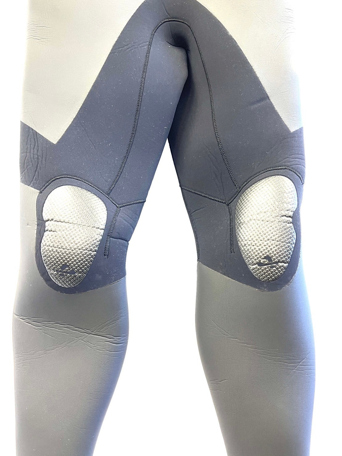 中古ウェットスーツ /5mm3mmhoodflapzipセミドライ/サイズ《メンズspecial》サーフィン専用/グライズ/secondnopp154