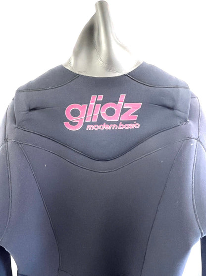 中古ウェットスーツ /4mmflapzipセミドライ/サイズ《メンズLスペシャル》サーフィン専用/グライズ/secondnopp153