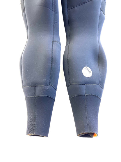 中古ウェットスーツ /4mmflapzipセミドライ/サイズ《メンズLスペシャル》サーフィン専用/グライズ/secondnopp153