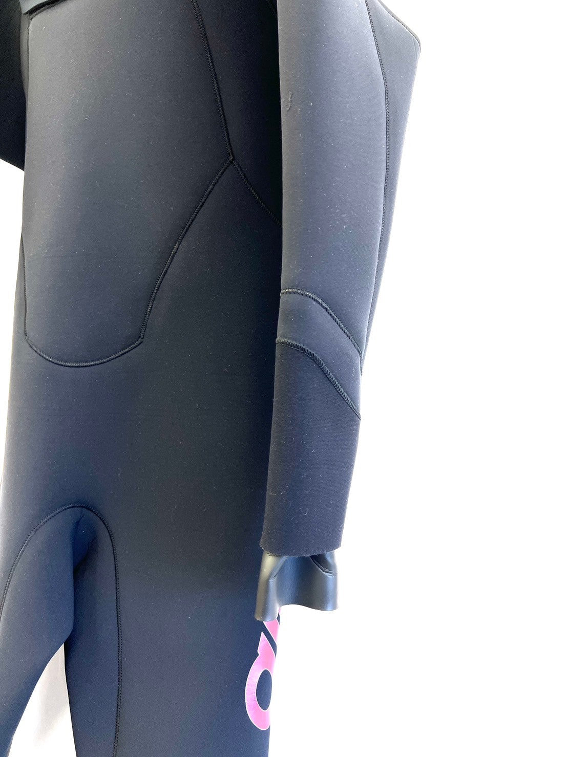 中古ウェットスーツ /4mmflapzipセミドライ/サイズ《メンズLスペシャル》サーフィン専用/グライズ/secondnopp153