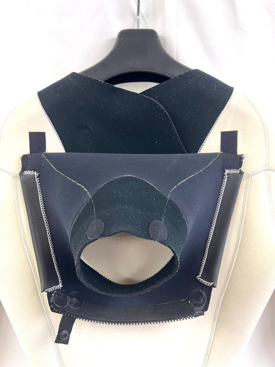 中古ウェットスーツ /3mmflapzip/ullsuits/サイズ《メンズSnoah》サーフィン専用/グライズ/ホワイト/secondnopp156