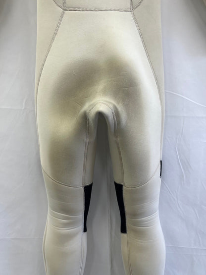 中古ウェットスーツ /3mmflapzip/ullsuits/サイズ《メンズSnoah》サーフィン専用/グライズ/ホワイト/secondnopp156