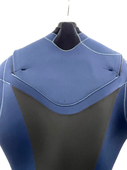 中古ウェットスーツ / 3/2mmflap zipp/ seagull/サイズ《メンズＬspcialJUNBOO》サーフィン専用/グライズ/シルバー/secondnopp162