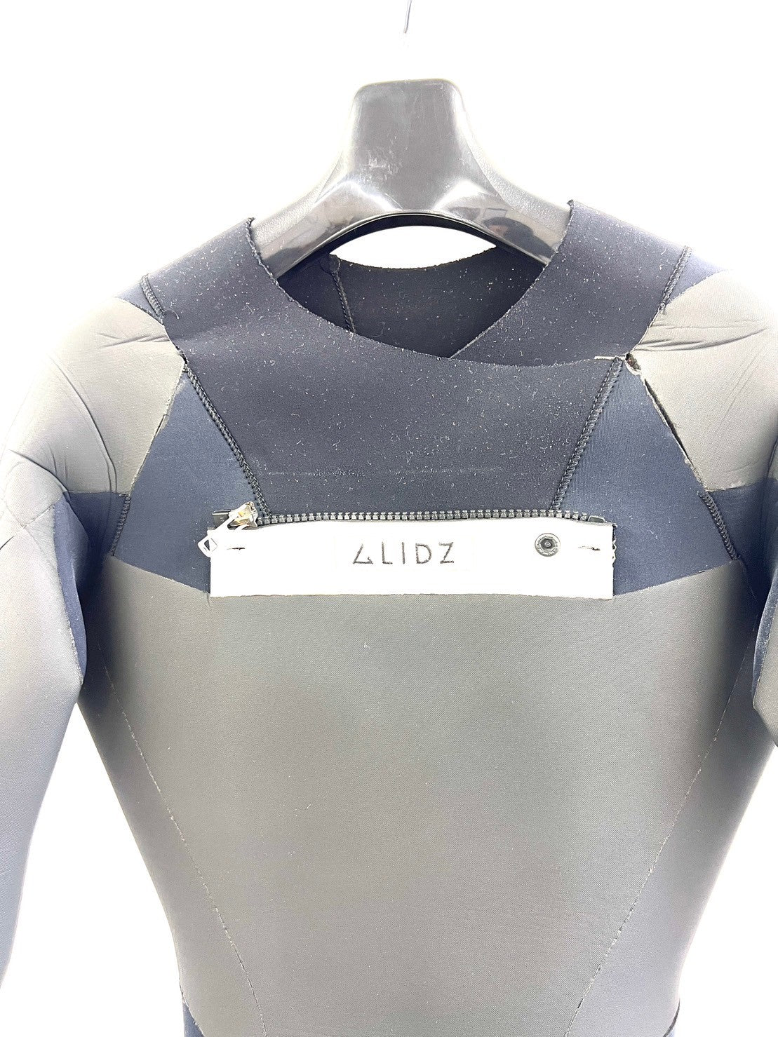 中古ウェットスーツ / 5/3mmflapzip/ seagull//サイズ《メンズSnoah》サーフィン専用/グライズ/シルバー/secondnopp160