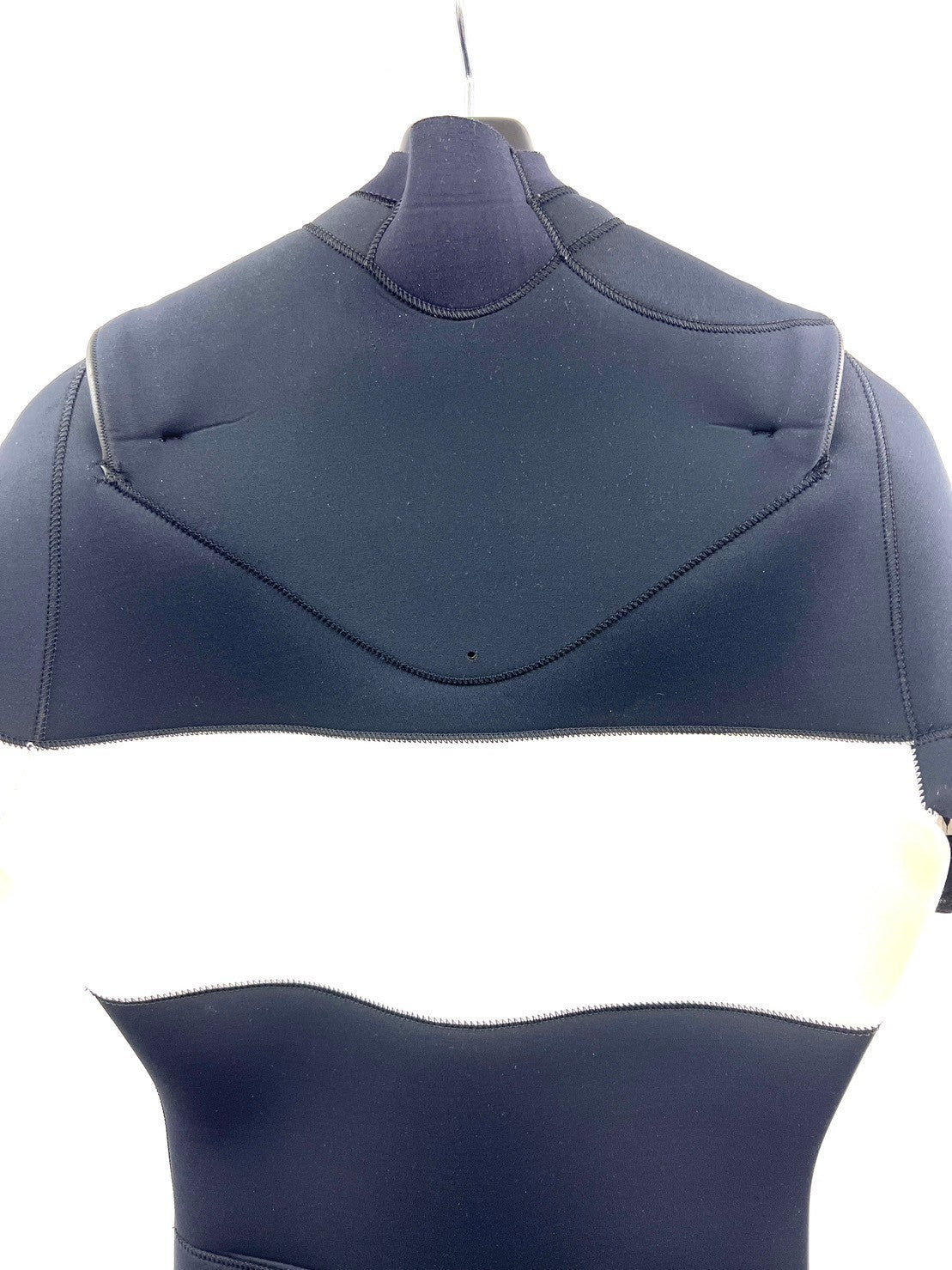 中古ウェットスーツ / 2/2mmflap zip/ puzzle /半袖spring/サイズ《メンズＬspcialJUNBOO》サーフィン専用/グライズ/シルバー/secondnopp164