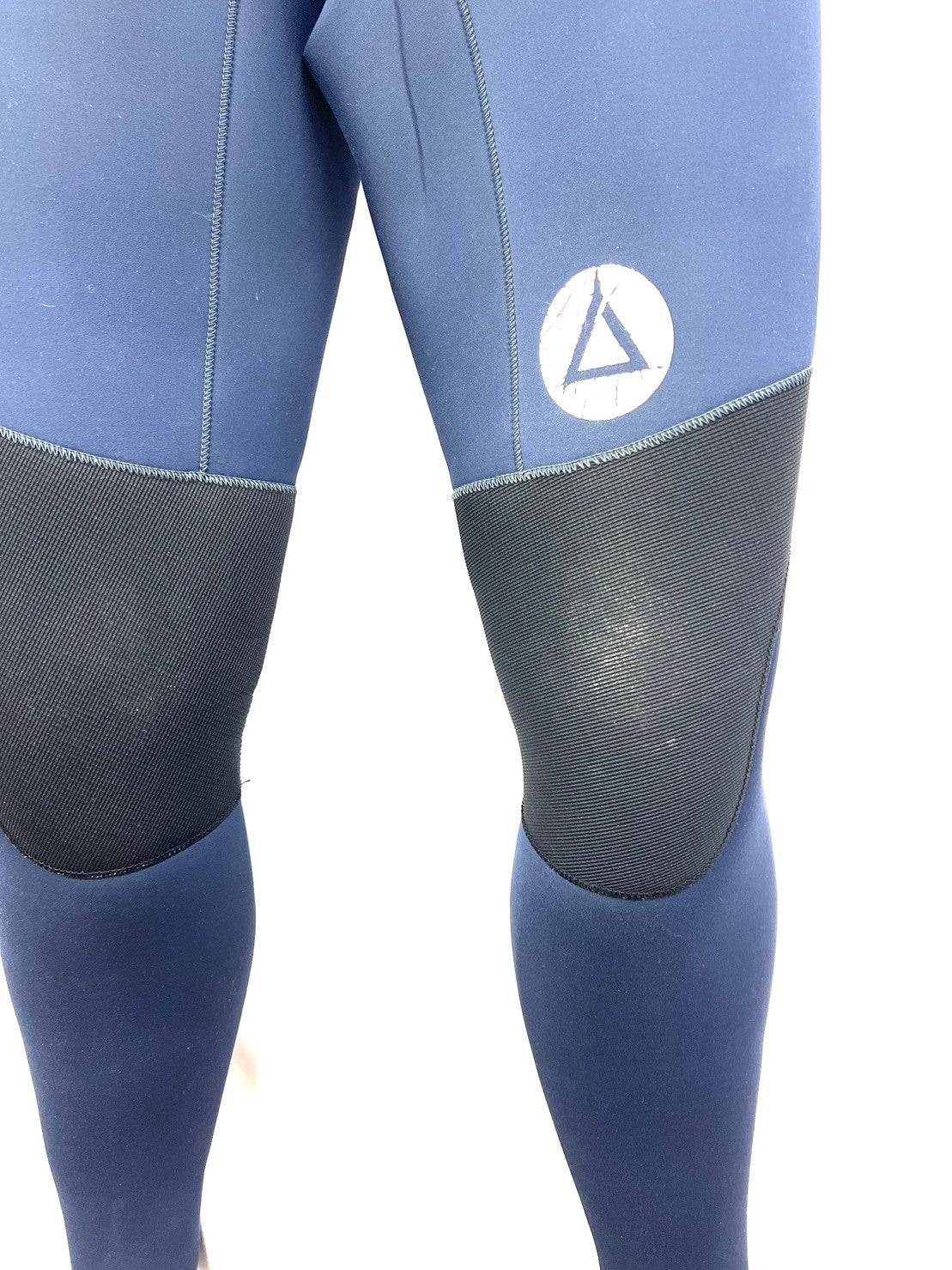 中古ウェットスーツ / 3/2mmflap zipp/ seagull/サイズ《メンズＬspcialJUNBOO》サーフィン専用/グライズ/シルバー/secondnopp162