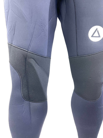 中古ウェットスーツ / 3/3mmflapzip/ fullsuits /サイズ《メンズＬspcialJUNBOO》サーフィン専用/グライズ/シルバー/secondnopp161