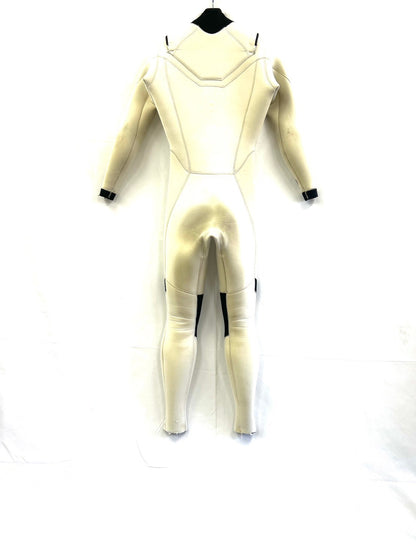 中古ウェットスーツ /3mmflapzip/ullsuits/サイズ《メンズSnoah》サーフィン専用/グライズ/ホワイト/secondnopp156