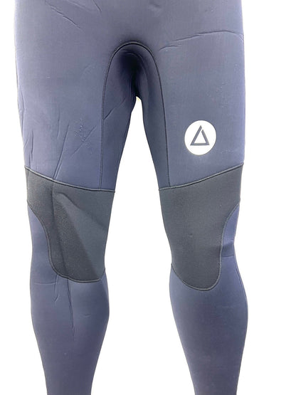 中古ウェットスーツ / 3/3mmflapzip/ fullsuits /サイズ《メンズＬspcialJUNBOO》サーフィン専用/グライズ/シルバー/secondnopp161