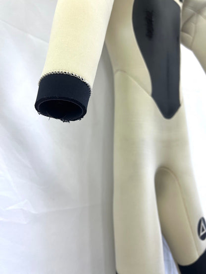 中古ウェットスーツ /3mmflapzip/ullsuits/サイズ《メンズSnoah》サーフィン専用/グライズ/ホワイト/secondnopp156