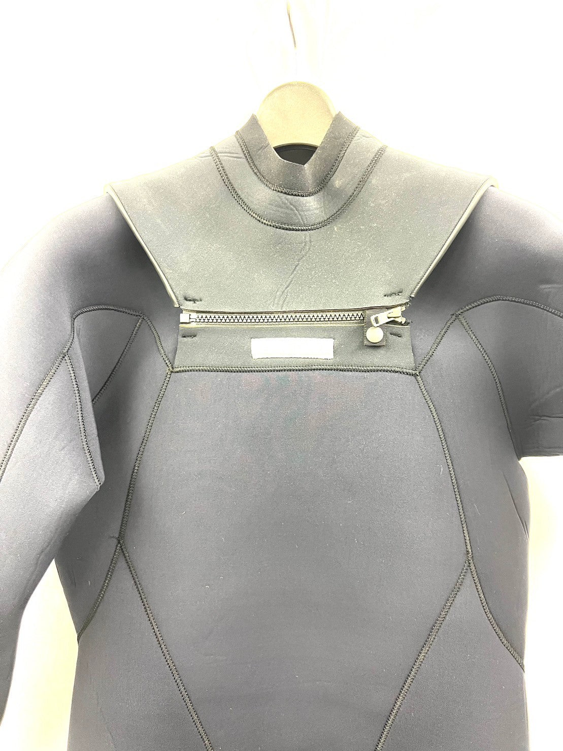 中古ウェットスーツ / 3/3mmflapzip/ fullsuits /サイズ《メンズＬspcialJUNBOO》サーフィン専用/グライズ/シルバー/secondnopp161