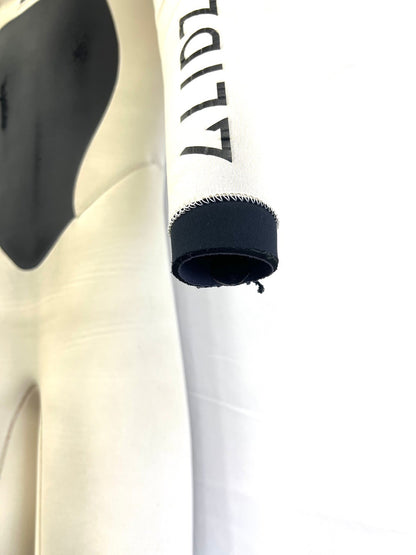 中古ウェットスーツ /3mmflapzip/ullsuits/サイズ《メンズSnoah》サーフィン専用/グライズ/ホワイト/secondnopp156