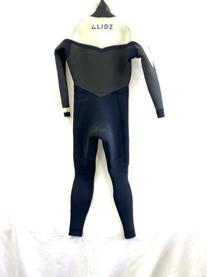 中古ウェットスーツ / 3mmLONGCHESTZIP起毛fullsuits/サイズ《メンズMLS》サーフィン専用/グライズ/シルバーkudo/secondnopp168