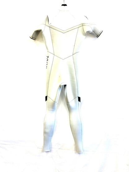 中古ウェットスーツ /  2mmslantzipfullsuits /サイズ《メンズMLS》サーフィン専用/グライズ/ silver whitekudo/secondnopp175